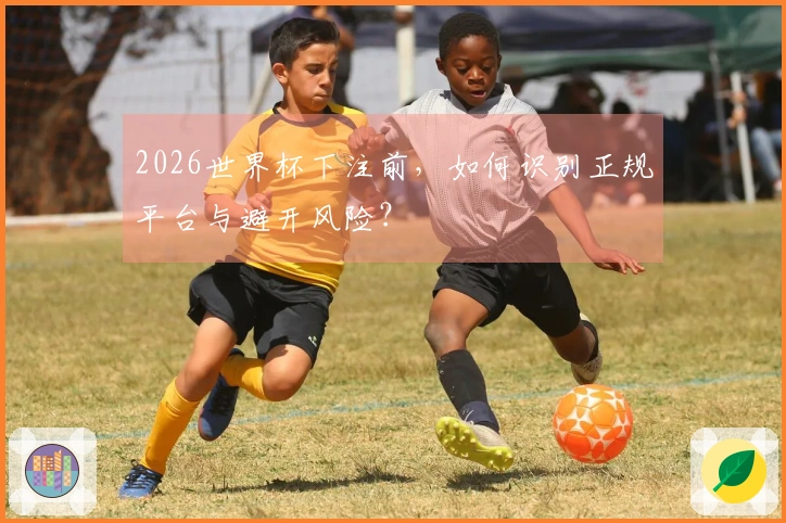 2026世界杯下注前，如何识别正规平台与避开风险？